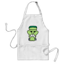 Angry Halloween Frankenstein Aprons