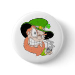 Angry Leprechaun Pins