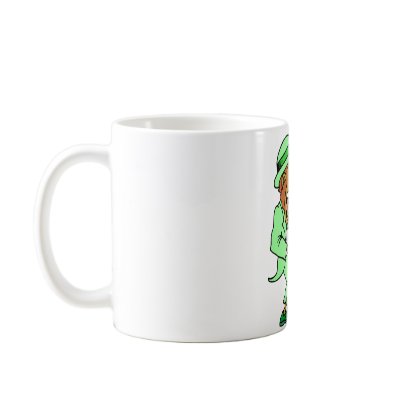 Angry Leprechaun Coffee Mug by StPatricksDay_Gifts