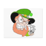 Angry Leprechaun Post Card