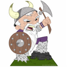 Angry Little Viking Photo Sculpture