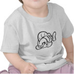 Angry Mad Wild Fish Outline Cartoon T Shirt