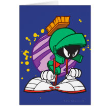 Angry Marvin Greeting Card