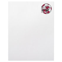 angry mean extreme soccer ball graphic letterhead design