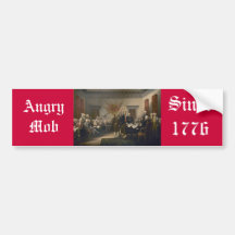 Angry Mob Bumper Sticker