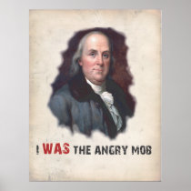 Angry Mob - Franklin Print