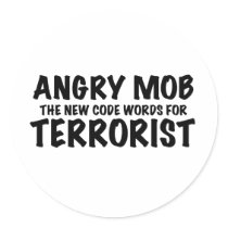 ANGRY MOB STICKER