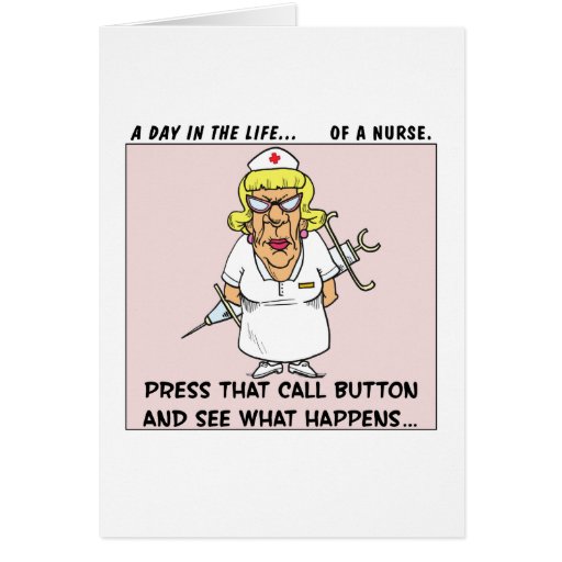 Angry Nurse Threatens Patients with Large Needle Card