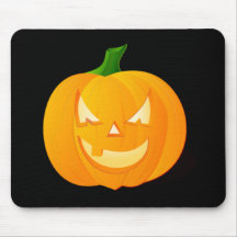 Angry Pumpkin Mouse Pad