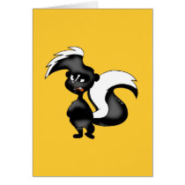 Angry skunk