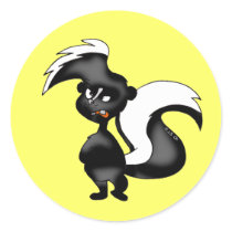 Angry skunk