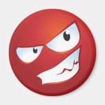 Angry Smile Fridge Magnets
