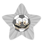 angry soccer ball sticker