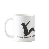 Angry Squirrel Militia Coffee Mugs
