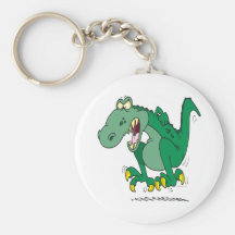 angry t-rex dino tantrum keychains