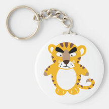 Angry Tiger Key Chains