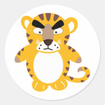 Angry Tiger Stickers