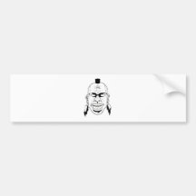 Angry Tooth Bumper Sticker