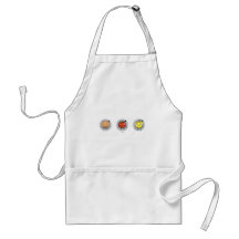 Angry vegetables apron