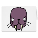 Angry Walrus Greeting Cards