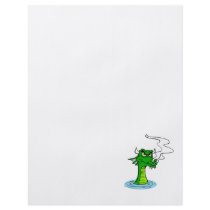Angry Water Dragon Personalized Flyer