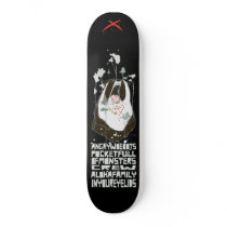 Angry Woebots "Pocket Full of Monsters" Skate Board Deck
