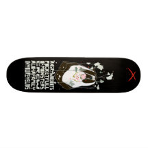 Angry Woebots "Pocket Full of Monsters" Skate Board Deck