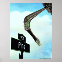 ANGST SKYY! 901 PINE SIGN POSTER