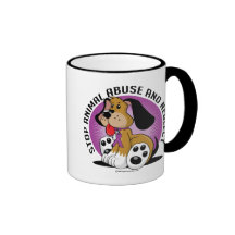 Animal Abuse Dog Coffee Mugs