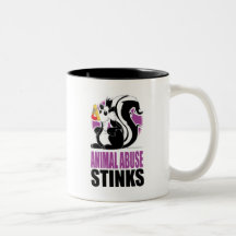 Animal Abuse Stinks Coffee Mugs