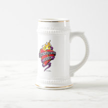 Animal Abuse Tattoo Heart Coffee Mug