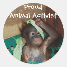 Animal Activist Sticker