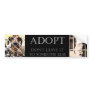 Animal Adoption Bumper Sticker