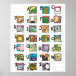 Animal Alphabet Poster (small) posters