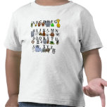 Animal Alphabet t-shirts