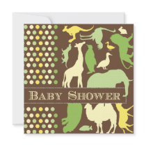 Animal Baby Shower Invitation