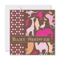 Animal Baby Shower Invitation