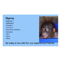 Animal Babysitter Business Card