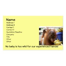 Animal Babysitting Business Business Card Template
