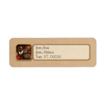 Animal - Chicken - The duck is a spy Return Address Label