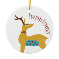Animal Christmas Ornaments - Happiness