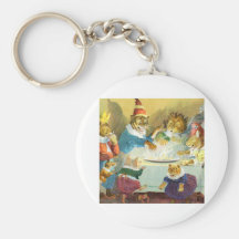 Animal Christmas Party Key Chain