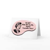 Animal Controller Voice Greeting Cards