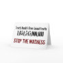 Animal Cruelty Statistics Greeting Card