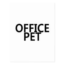 Animal familier de bureau cartes postales