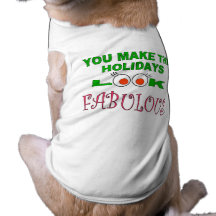 Animal familier fabuleux Love2LookTees de vacances Manteaux Pour Toutous