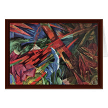 Animal Fates By Marc Franz Greeting Card