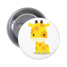 animal giraffe : pins 缶バッジ