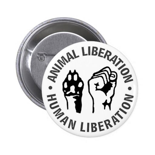Animal & Human Liberation Button