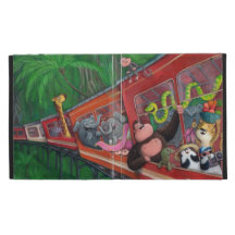 Animal Jungle Train iPad Case
